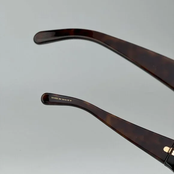 Gucci GG1403S 002 BRAND NEW SUnglasses Dark Havana Brown Unisex Rectangle